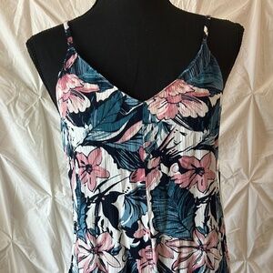 Spiritual Gangster floral Waikiki Playa romper (M) NWT